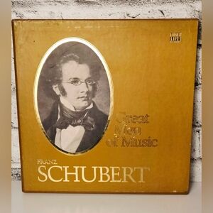 Time-Life Great Men of Music Franz Schubert 4-LP Box Set w/ Booklet